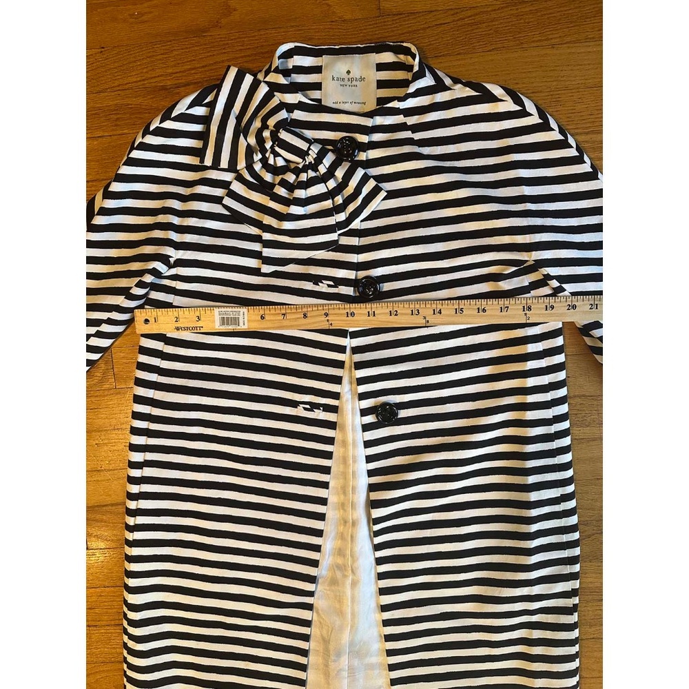 Kate Spade New York striped Dorothy coat - Picture 8 of 11